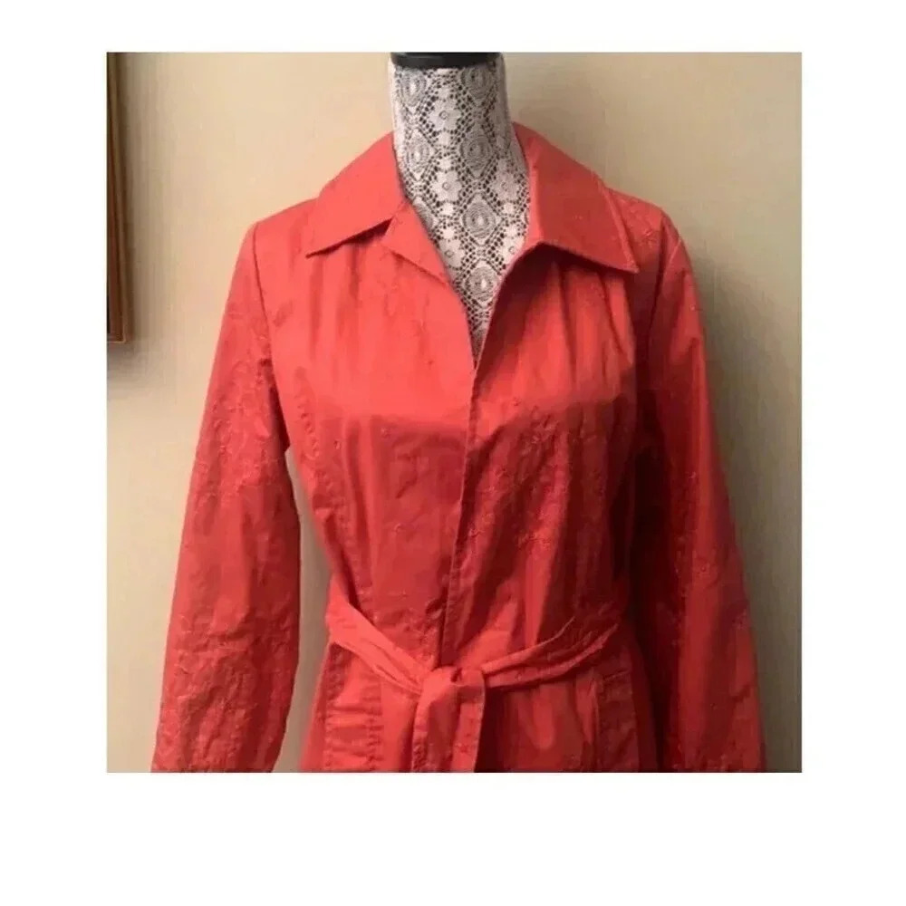 DKNY CITY Trench coat Size 8 - Picture 3 of 8